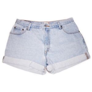 Vintage Levi's Light High Waisted Cuffed Shorts 34